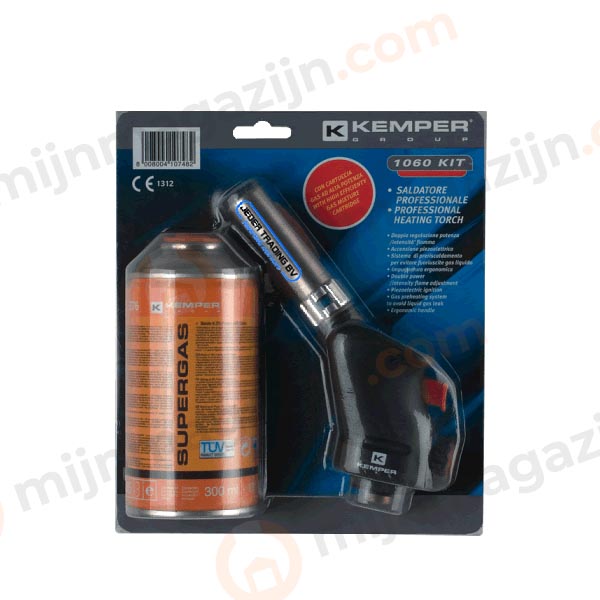 Turbobrander met piezo en 7/16″ 300ml gaspatroon