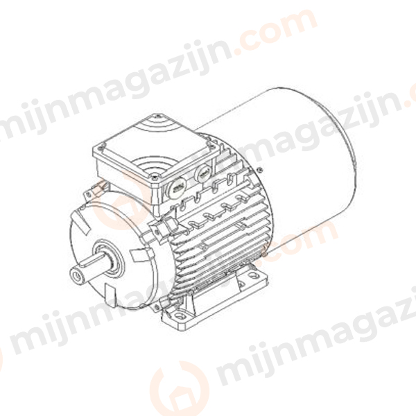 Motor 5.5kW 400/690V 3000rpm BN112 28mm B3 REM