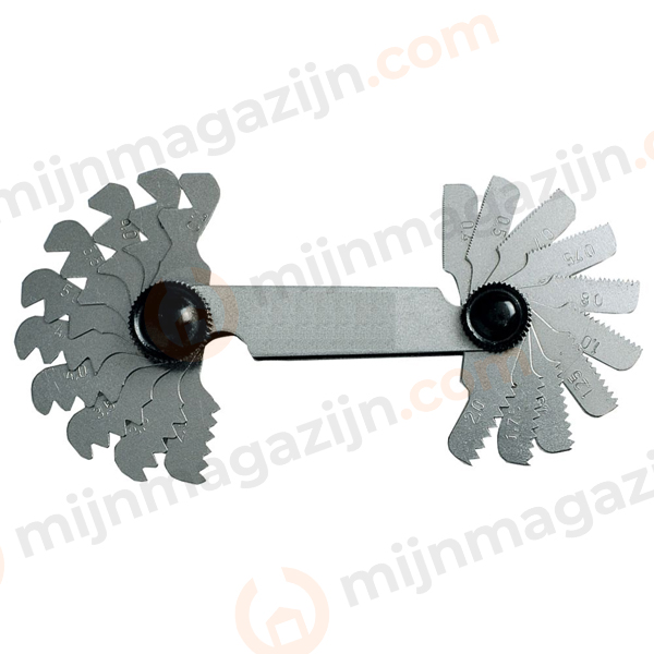 Schroefdraadmeter UNC 22 bladen