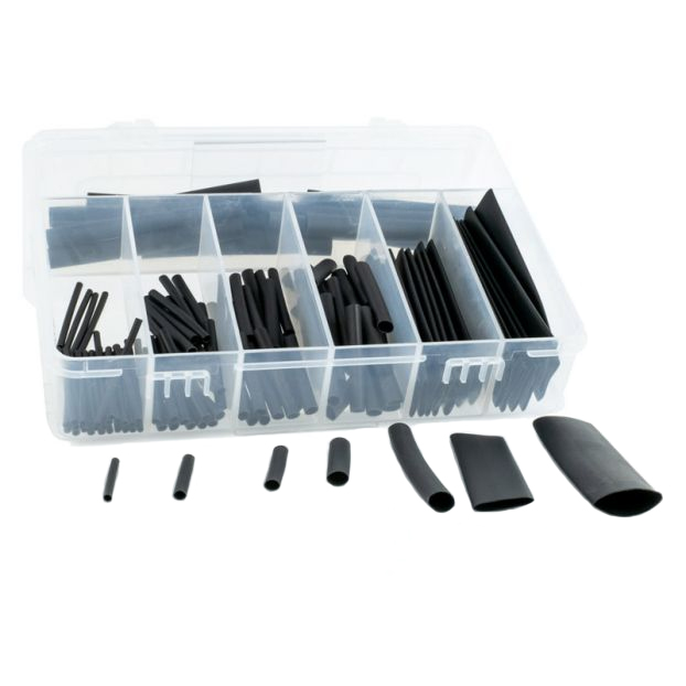 Assortimentdoos krimpkous 1:2 127 delig zwart
