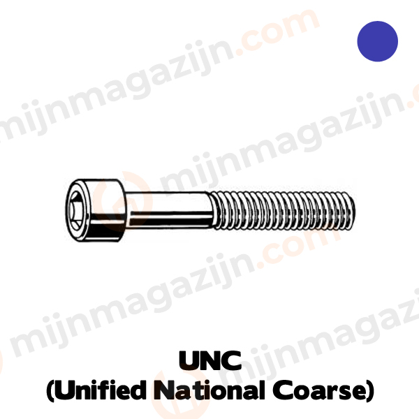 Binnenzeskantbout RVS A2 UNC 1/4×1 1/2