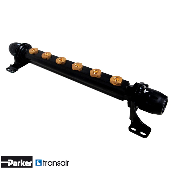 Transair 6652 25 21 06 verdeelblok 6×1/2 – 2x D25