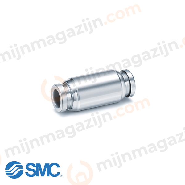 SMC KQB2H04-00 RVS/MS push-in verbinder 4mm