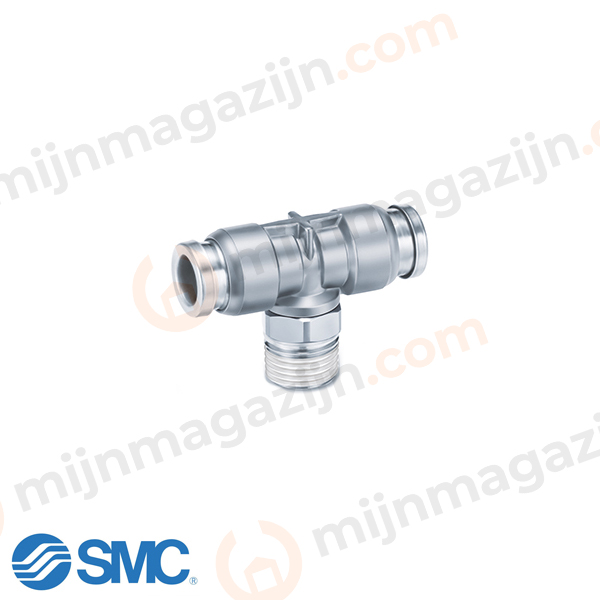SMC KQB2T06-M5 RVS/MS push-in T 6xM5x6mm