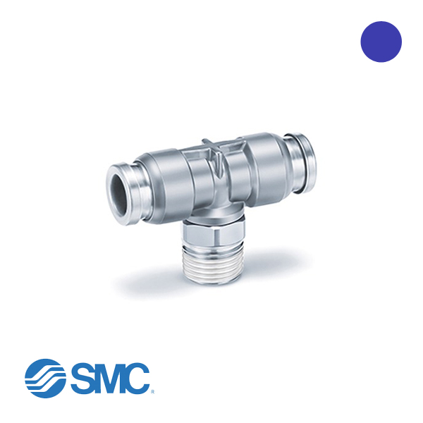 SMC KQB2T10-02S RVS/MS push-in T 10×1/4x10mm