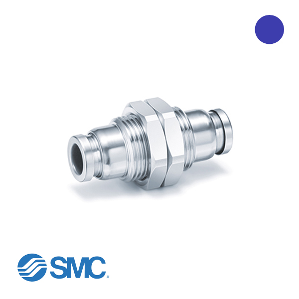 SMC KQB2E23-02 RVS/MS push-in schotdoorvoer 3.2×1/4