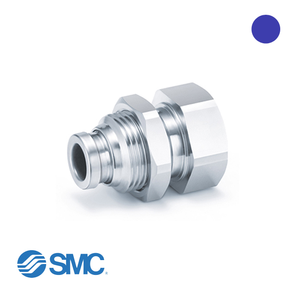 SMC KQB2E12-G03 RVS/MS push-in schotdoorvoer 12×3/8