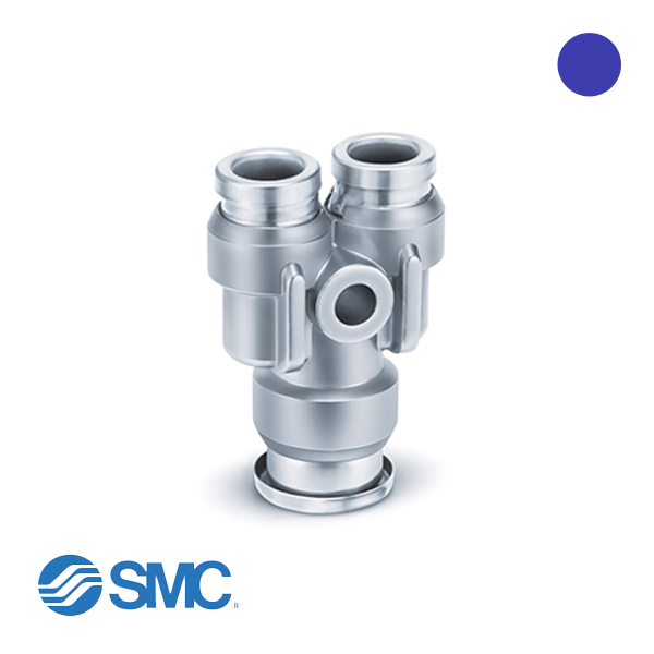 SMC KQB2U12-16 RVS/MS push-in Y verloop 12x16mm