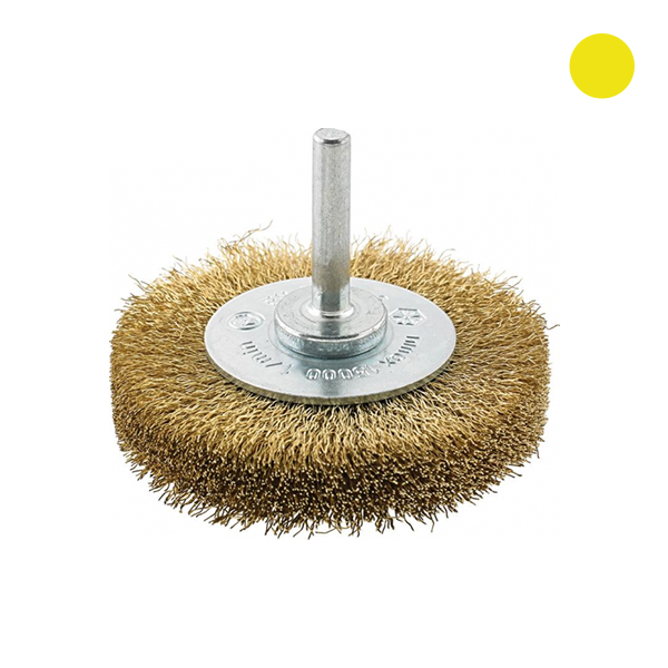 Stiftrondborstel messing rond 70×15 draad 0.20