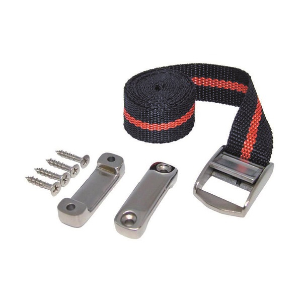 Accu spanbandset RVS 960mm