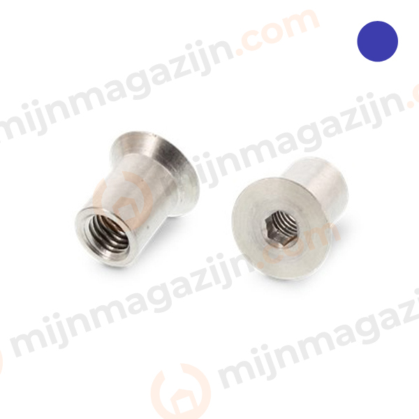 Hulsmoer VK BZK RVS A4 M8x16