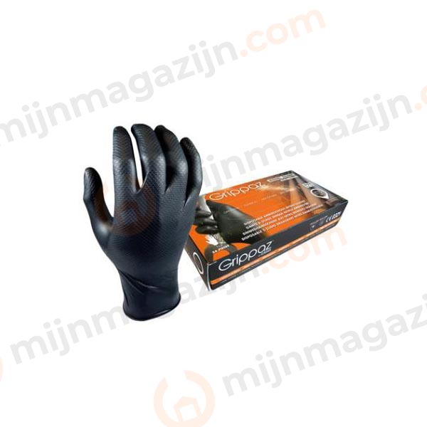 M-Safe 246BK Nitril Grippaz zwart MT 9(L) 50st