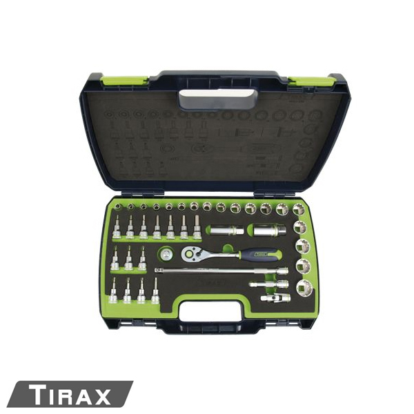 Tirax dopsleutelset 3/8″ 39-delig