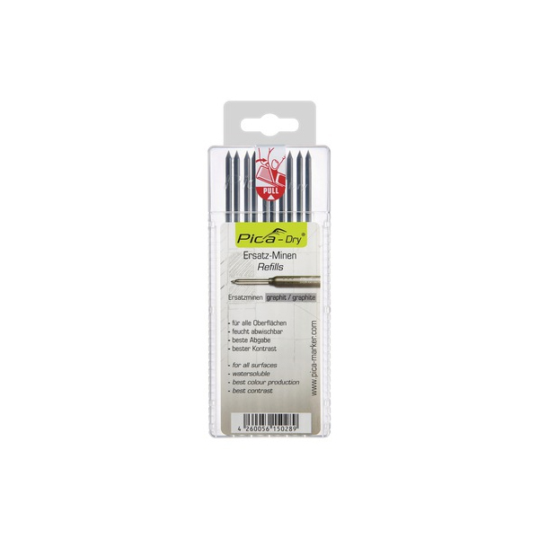 Pica Dry 4030 graphite vullingen 10 stuks