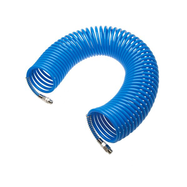 Spiraalslang PA blauw 6×4 7M 1/4 draaibaar