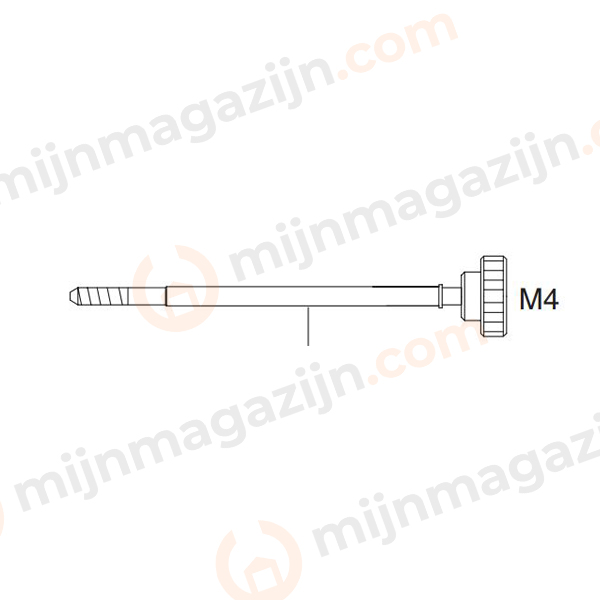 Trekstang M4 tbv NX55 tang