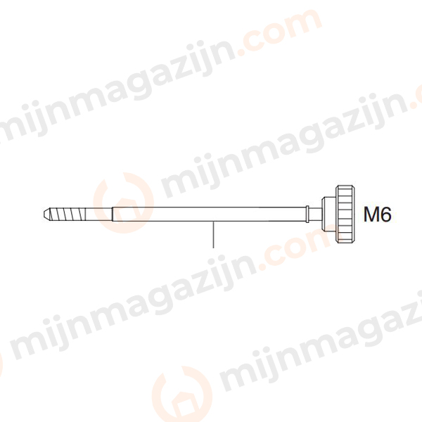 Trekstang M6 tbv NX55 tang