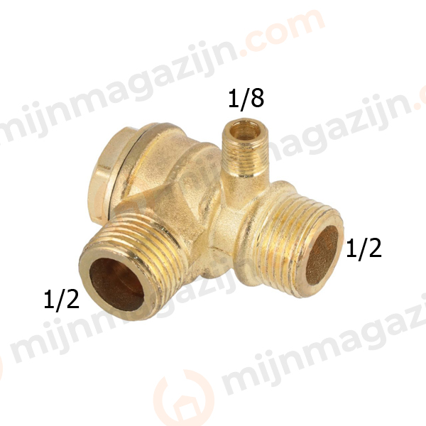 Terugslagklep voor compressor 1/2×1/2×1/8