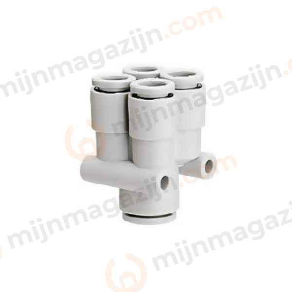 SMC KQ2UD04-06A koppeling 1x6mm 4x4mm