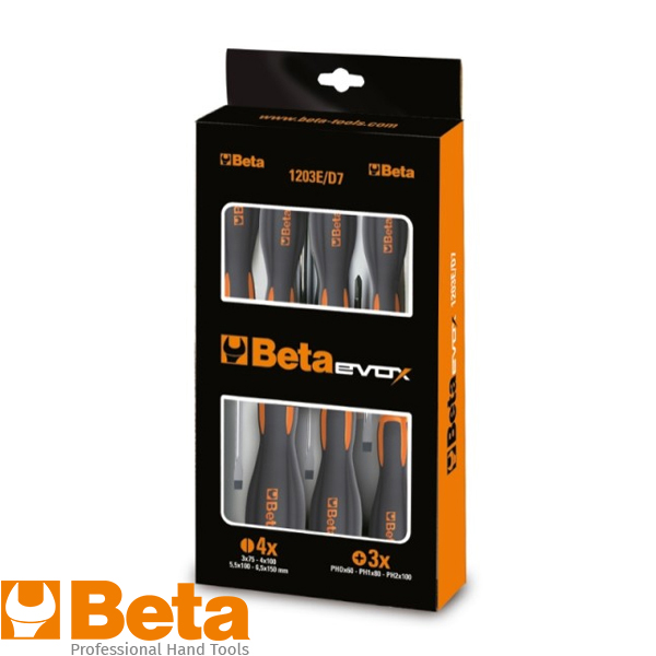Beta 1203e/d8p evox schroevendraaierset 8-dlg