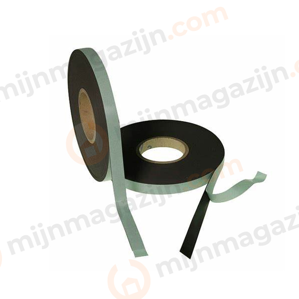 Zelfklevende magneetband 25×3.2mm p/rol 30m