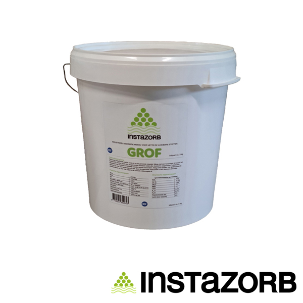 Instazorb absorbsie materiaal grof emmer 30L 3KG