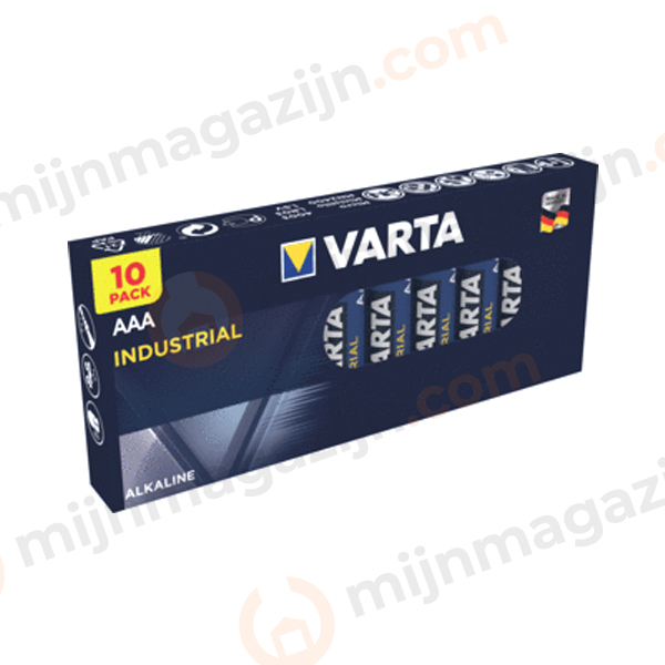 Varta industrial MN2400/LR03/AAA batterij 1.5v