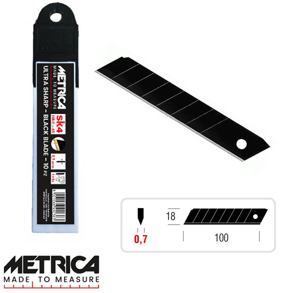 Black Blade afbreekmes 18×0.7mm 10stk