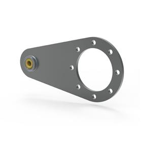 VF30 reaktie arm met vulkolan bus