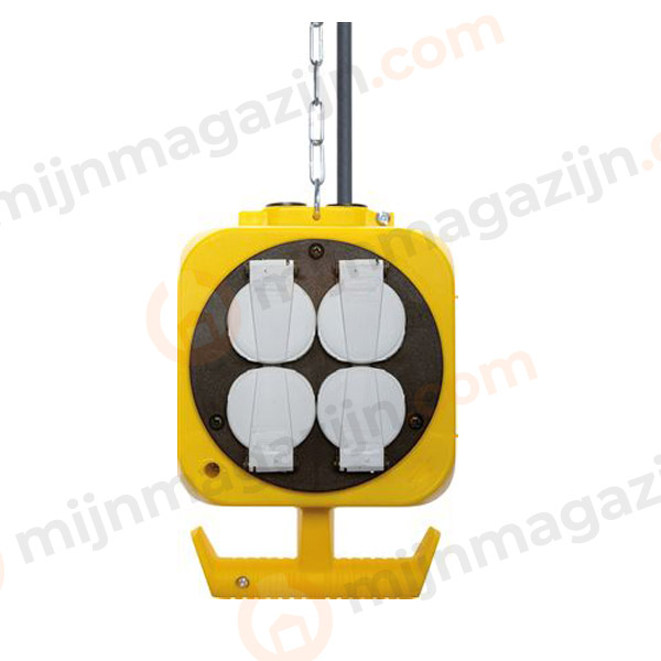 Hangkoppeling kunststof 8x 230v