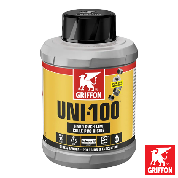 Griffon UNI-100 PVC lijm pot 1000ml