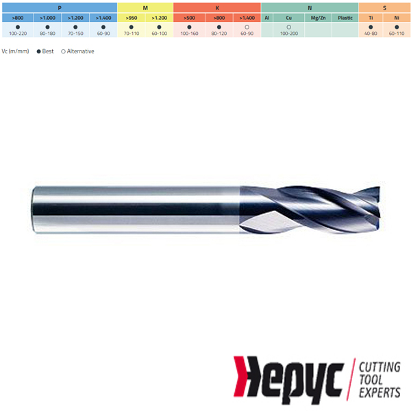 Hepyc universeelfrees HM Tialn 30gr 3Z 3.0mm