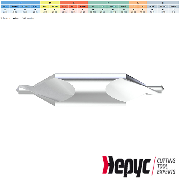 Hepyc centreerboor 5×12.5×66.0