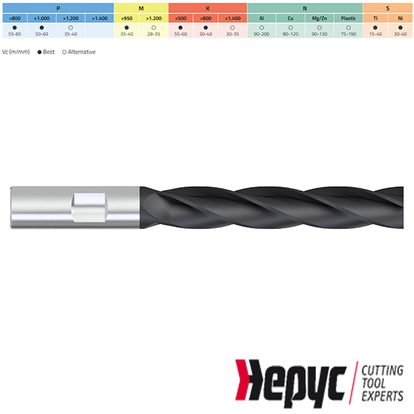 Hepyc vingerfrees lang HM Tialn Weldon 4Z 16mm