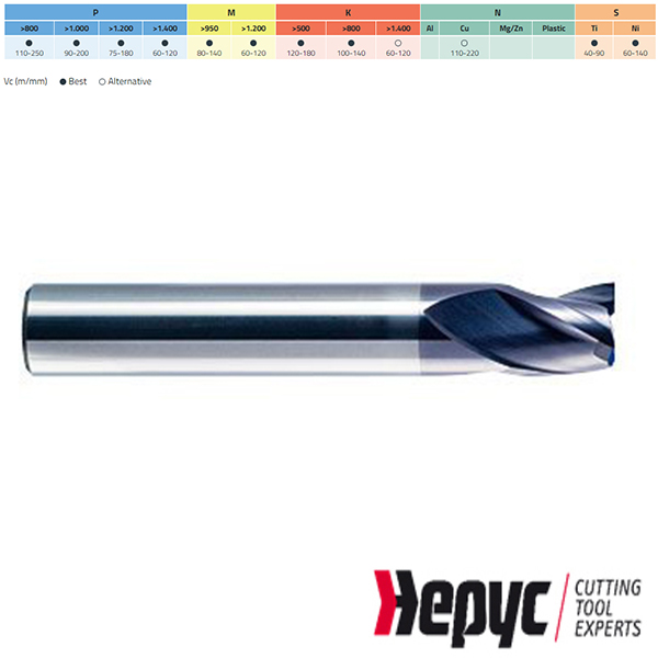 Hepyc universeelfrees HM Tialn 30gr 3Z 14mm