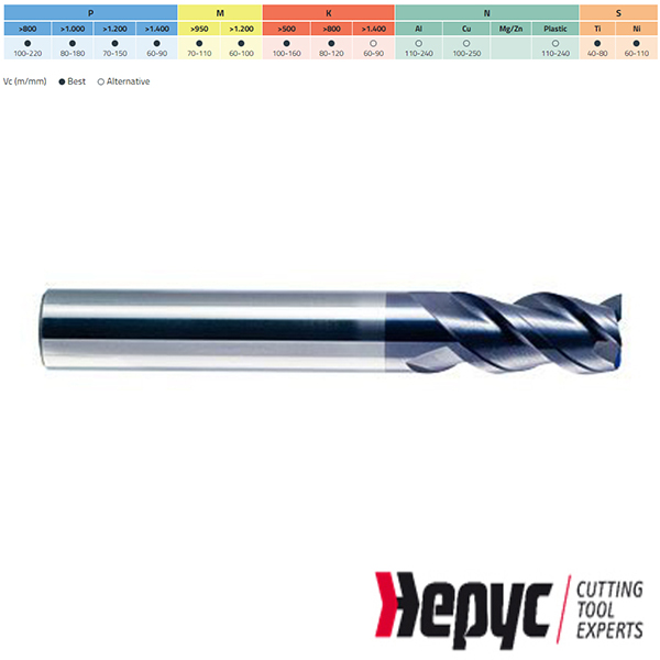 Hepyc universeelfrees HM Tialn 45gr 3Z 16mm