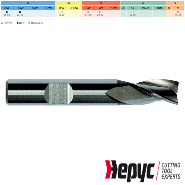 Hepyc universeelfrees HSSE Weldon 3Z/13 11mm