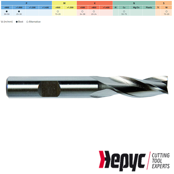 Hepyc universeelfrees lang HSSE Weldon 3Z/13 6mm