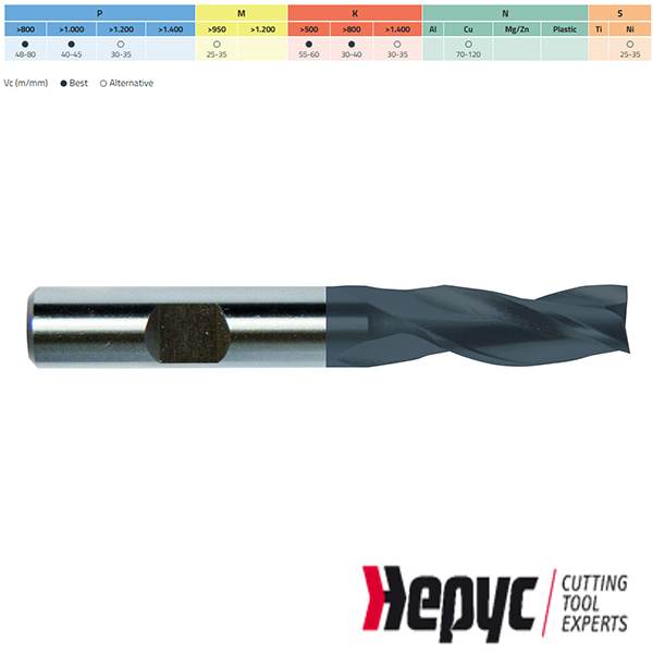 Hepyc univ.frees lang HSSE TIALN Weldon 3Z/13x83mm