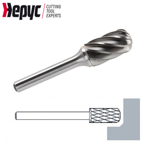 Hepyc stiftfrees bol cil. Alu 6x12mm L=25mm