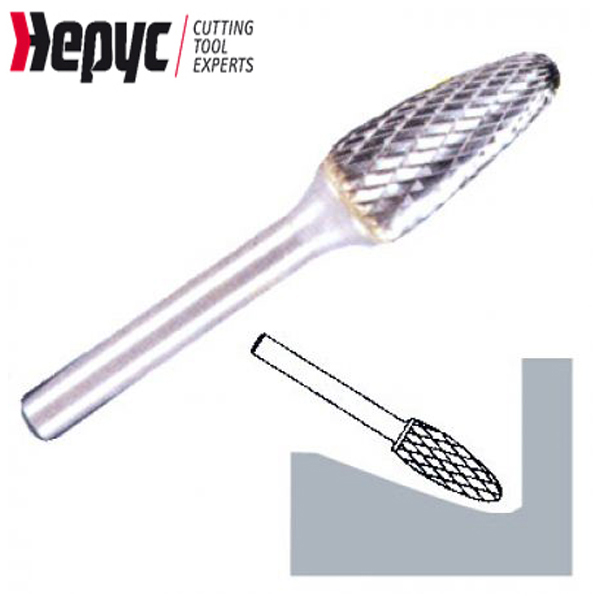 Hepyc stiftfrees kegel HM 6x16mm  L=25mm