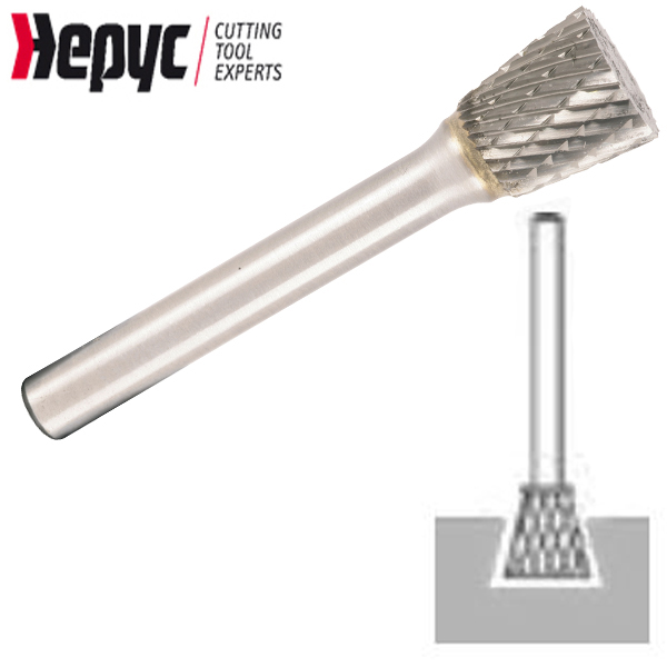 Hepyc stiftfrees zwaluwstaart HM 3x3mm L=4mm