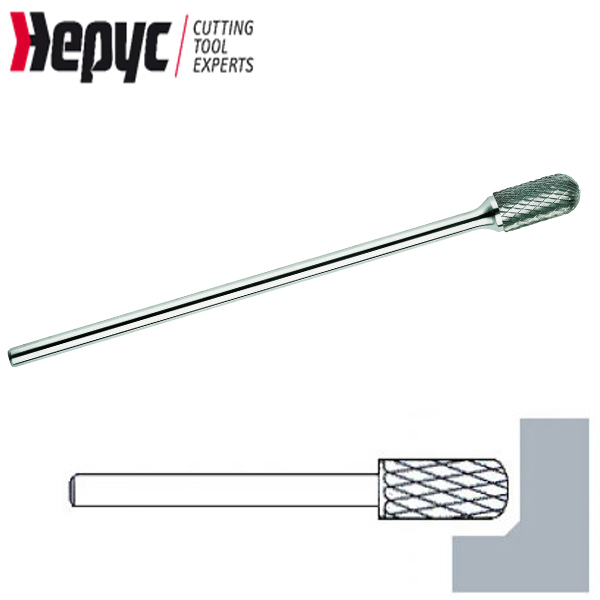 Hepyc stiftfrees lang bol cil. 6x12mm L=25/175mm