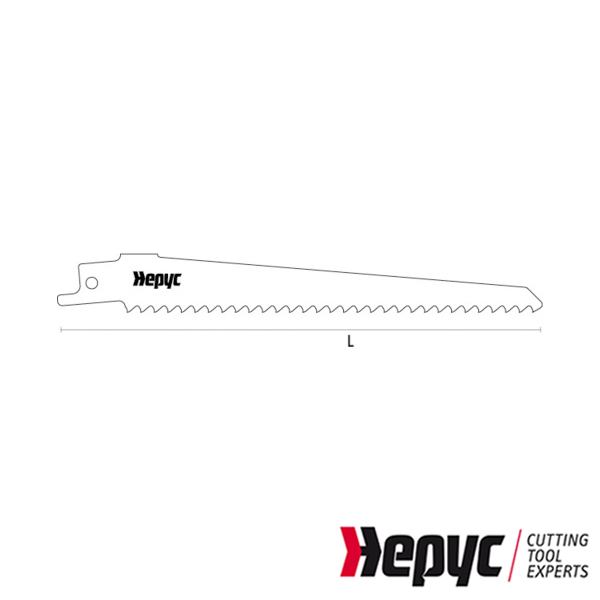 Hepyc Reciprozaagblad 7704 BIMETAL 130×6 p./5st.