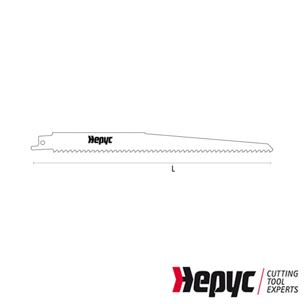 Hepyc Reciprozaagblad 7705 BIMETAL 210×6 p./5st.
