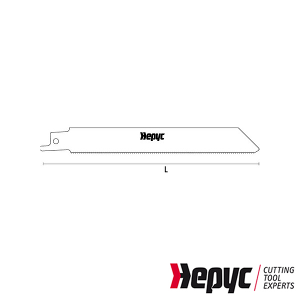 Hepyc reciprozaagblad 7710 BIMETAL 130×18 p/5st.