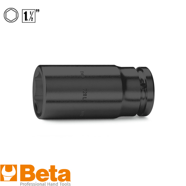 Beta 730l 1 1/2 slagmoerdop lang 6k 105mm