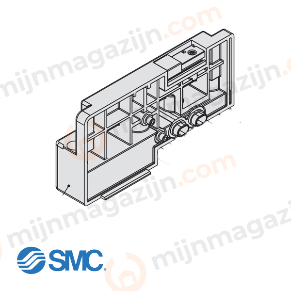 SMC SJ3000-53-1A afsluitplaat U-zijde