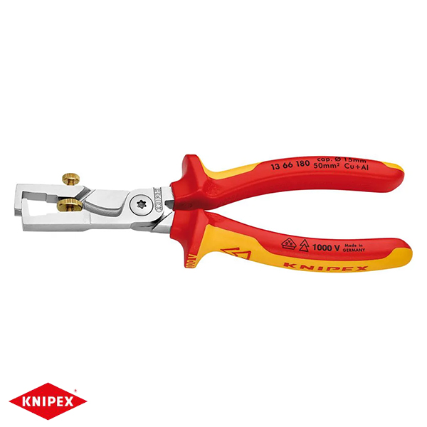 Knipex afstrip-/kabelschaar 180mm VDE 13 66 180