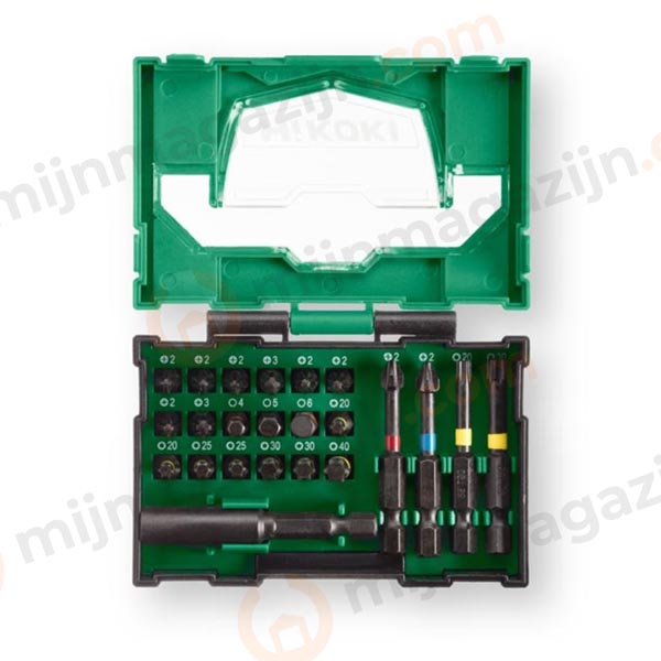 Hikoki kracht bitset met bithouder 23-delig